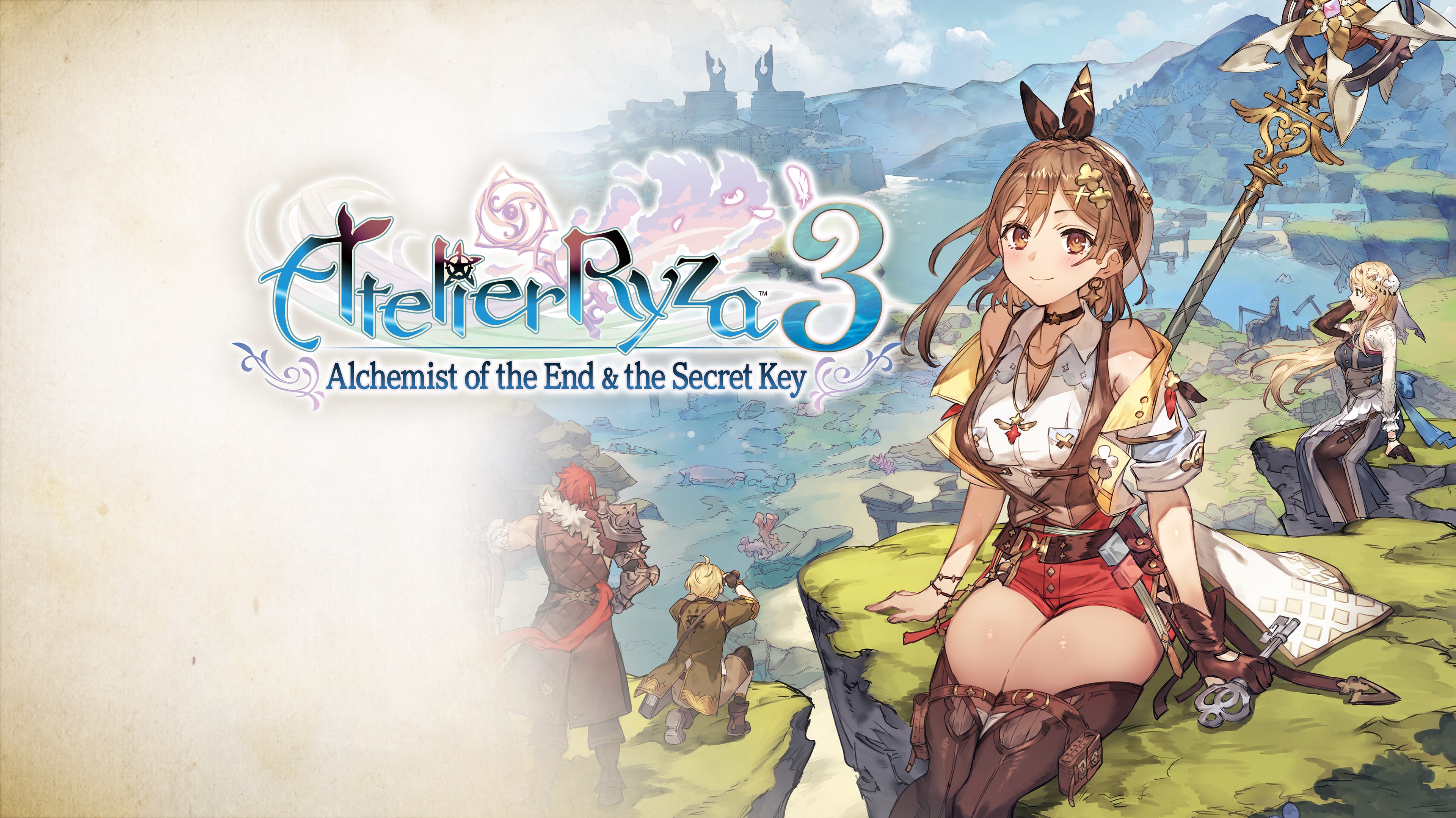 Ryza and companions in Atelier Ryza 3 promotional art.