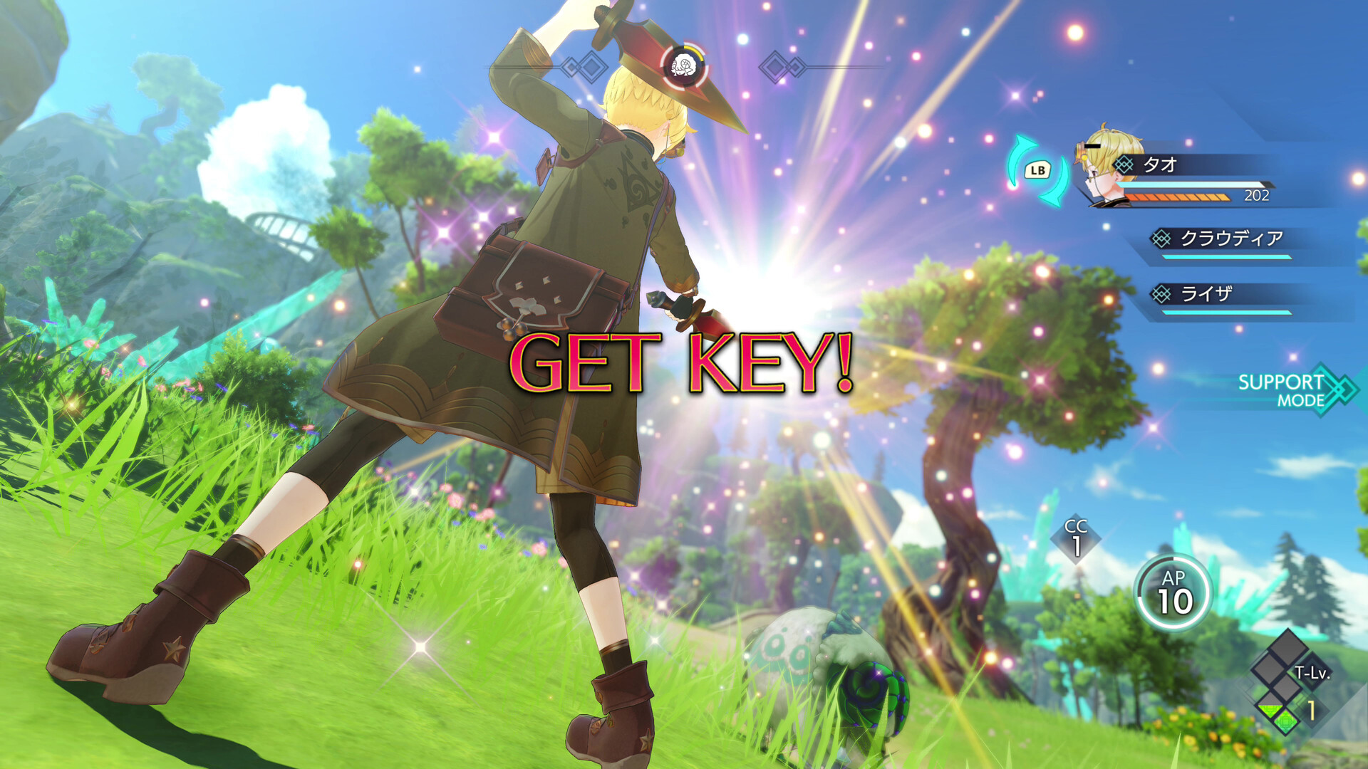 A combat screen shows a character delivering a finishing blow.