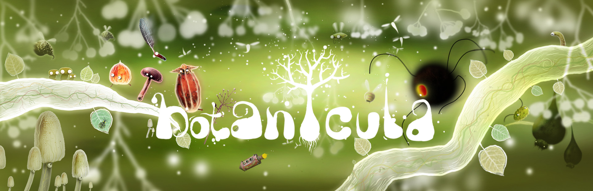 Official Steam library artwork places the Botanicula title among tiny forest creatures.
