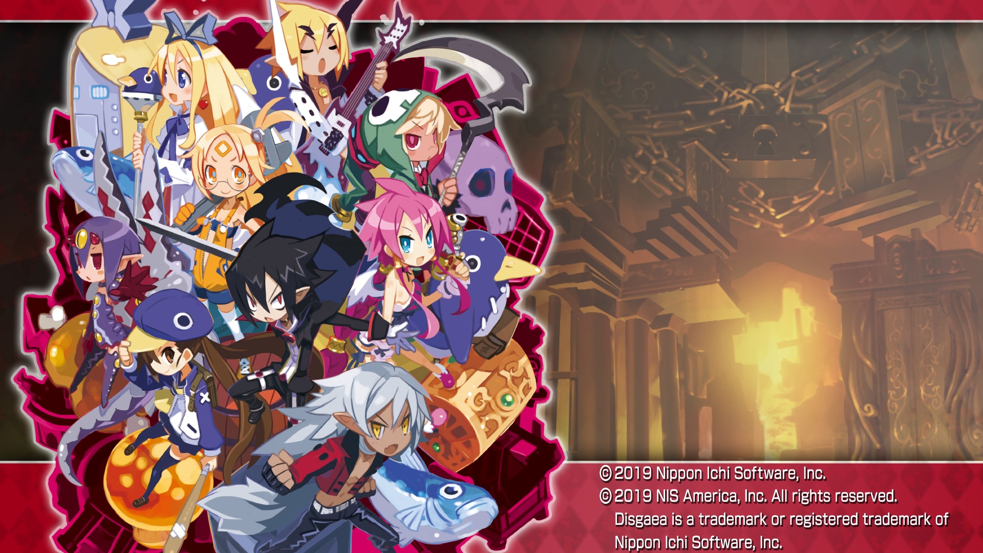 Valvatorez and other Disgaea 4 characters appear beside the Complete+ title in official artwork.