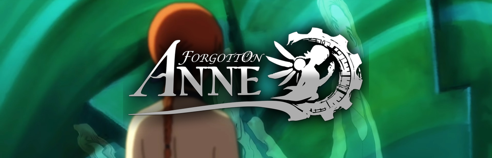 Official Steam library artwork places the Forgotton Anne title over Anne in a green-lit scene.