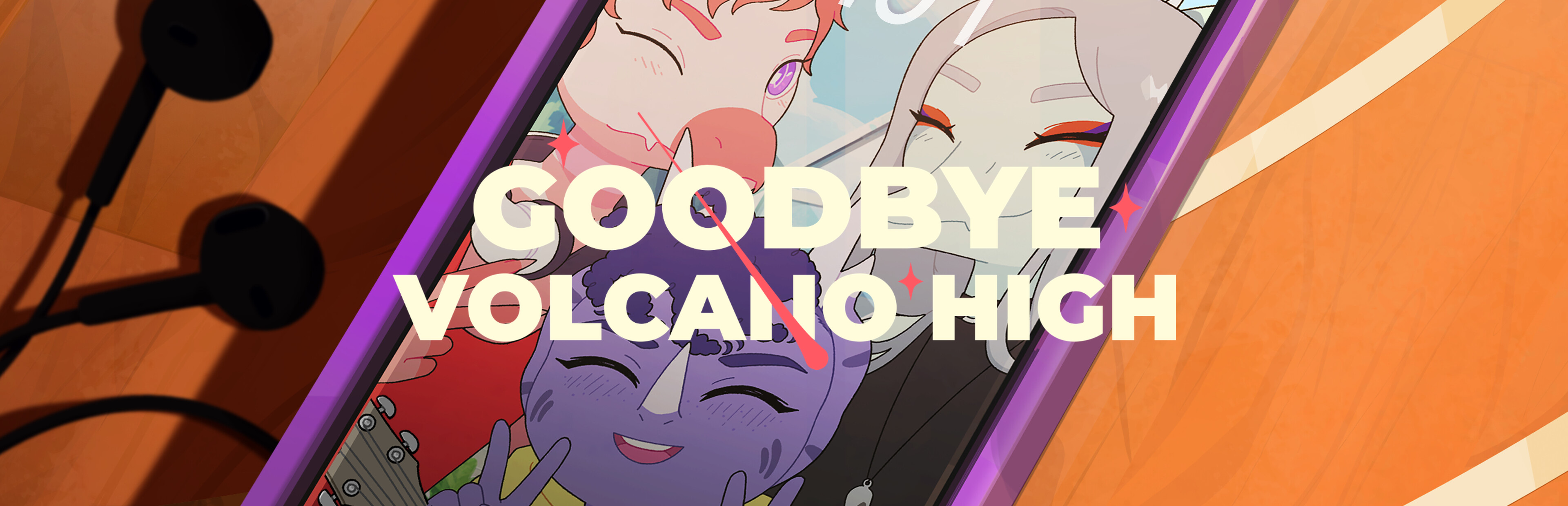 Official Steam library artwork shows the Goodbye Volcano High title over a character montage.