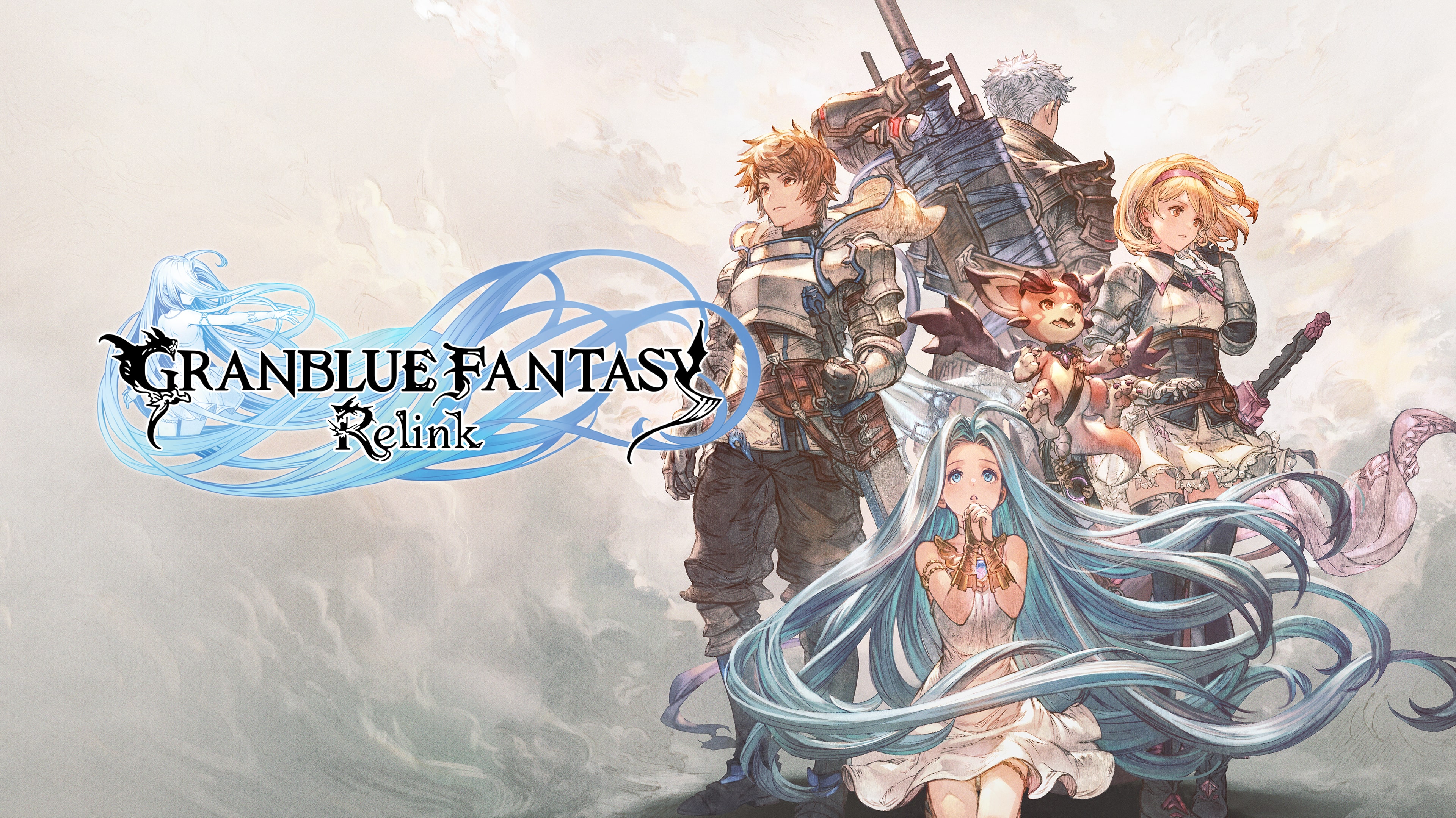 The central crew of Granblue Fantasy: Relink in official character art.