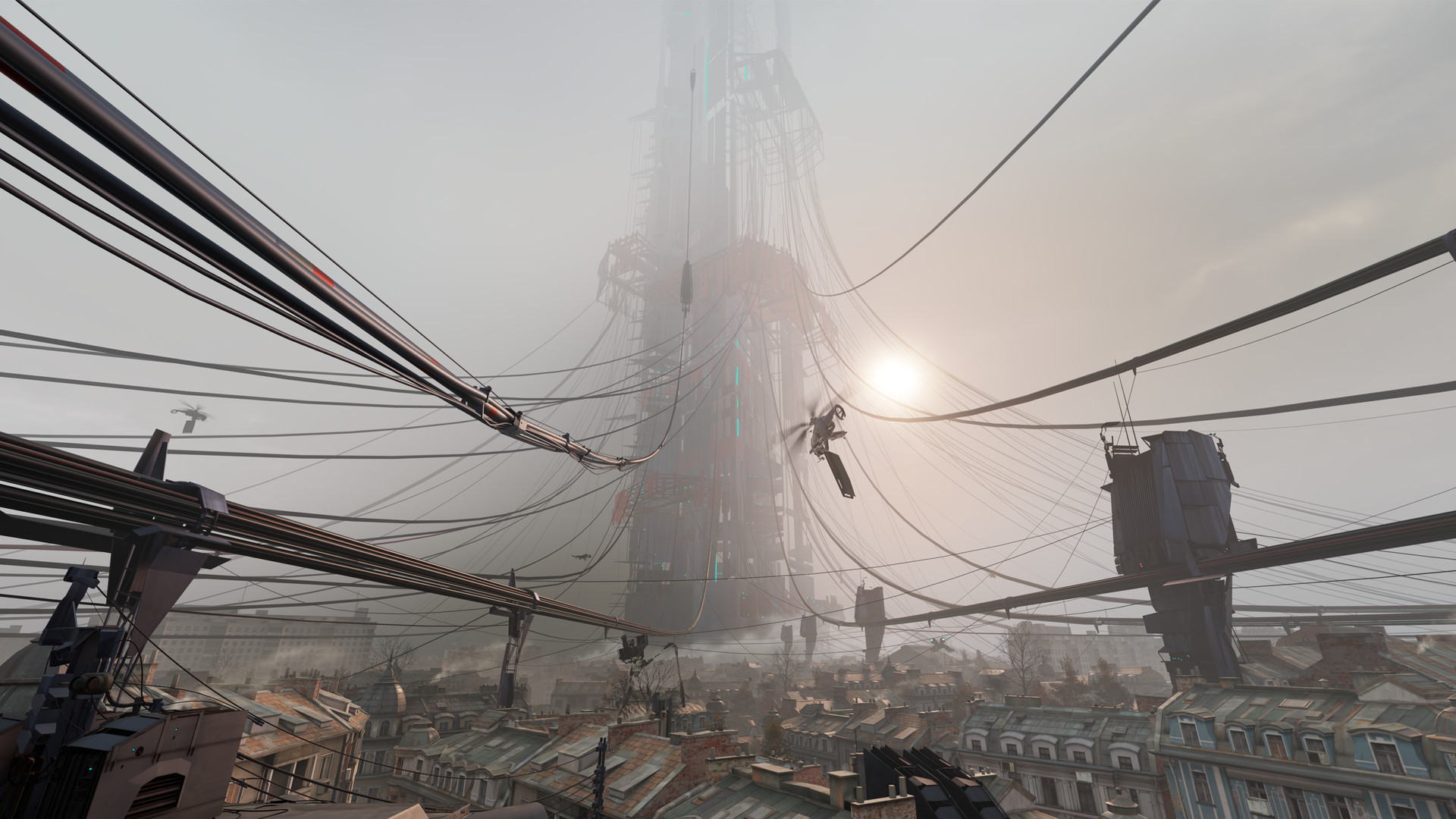 The Citadel looms above an occupied city district.