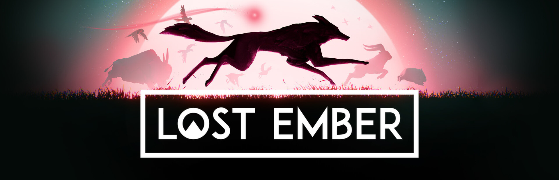 Official Steam library artwork shows a running wolf beneath the LOST EMBER title.