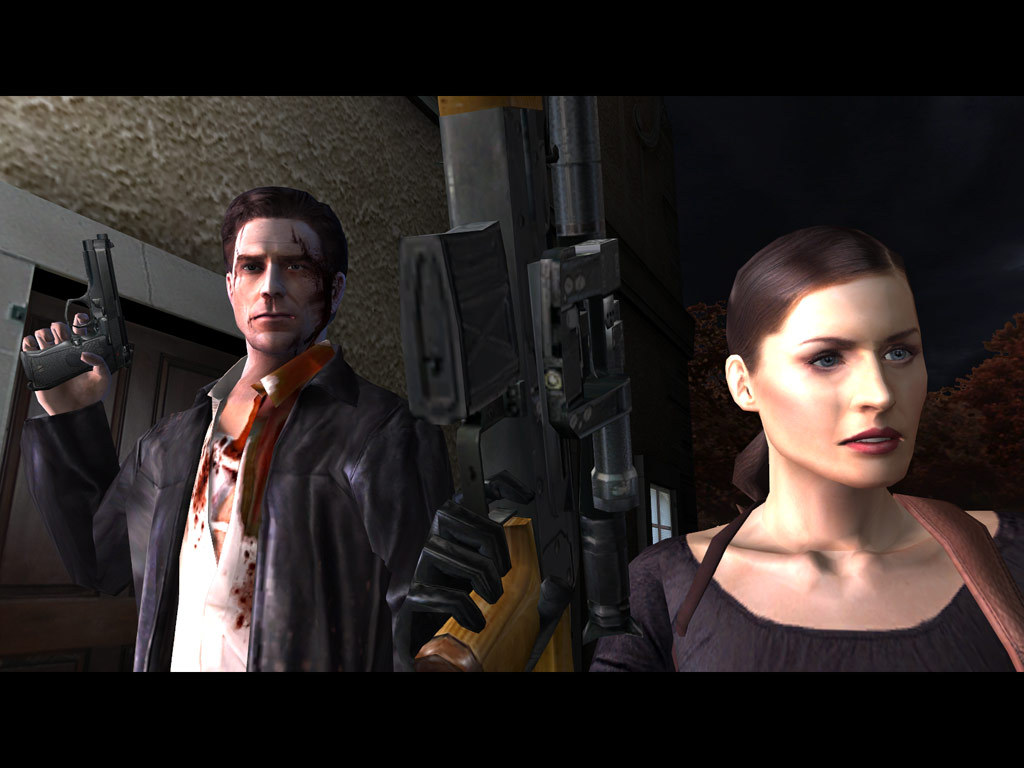 Max and Mona Sax appear with their weapons.