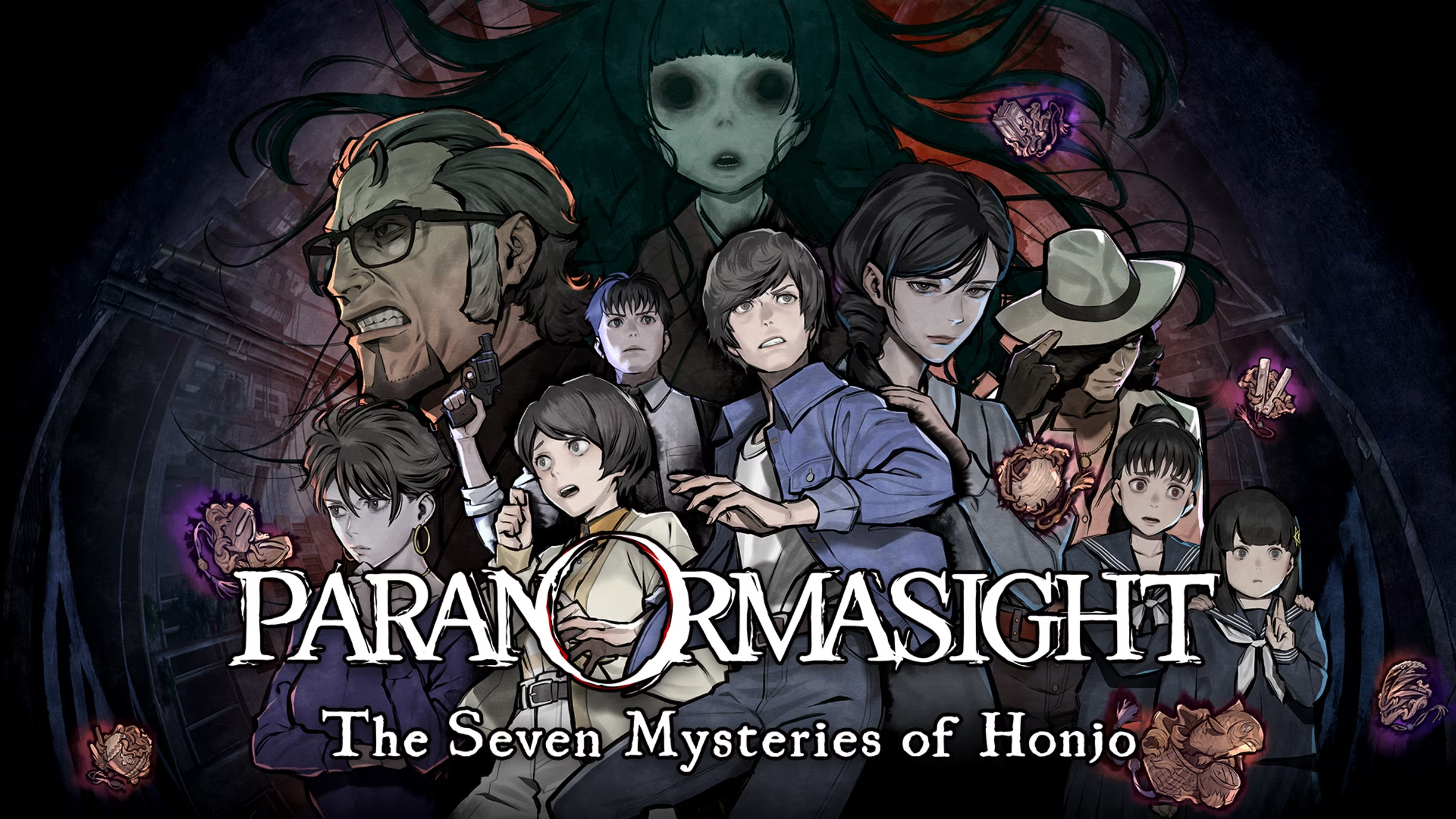 PARANORMASIGHT characters and logo against a dark supernatural backdrop.