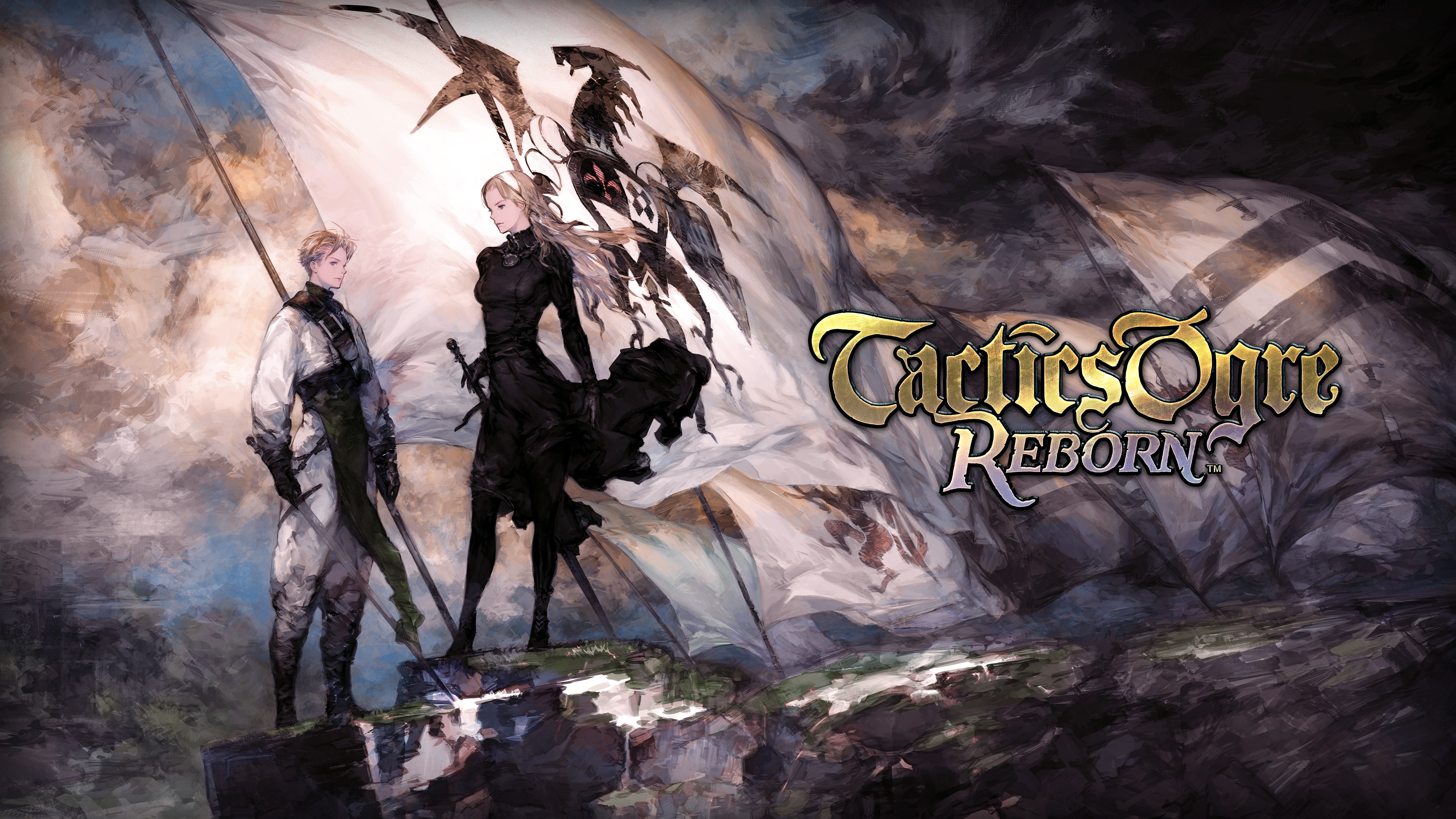The central cast of Tactics Ogre: Reborn beneath the game title.