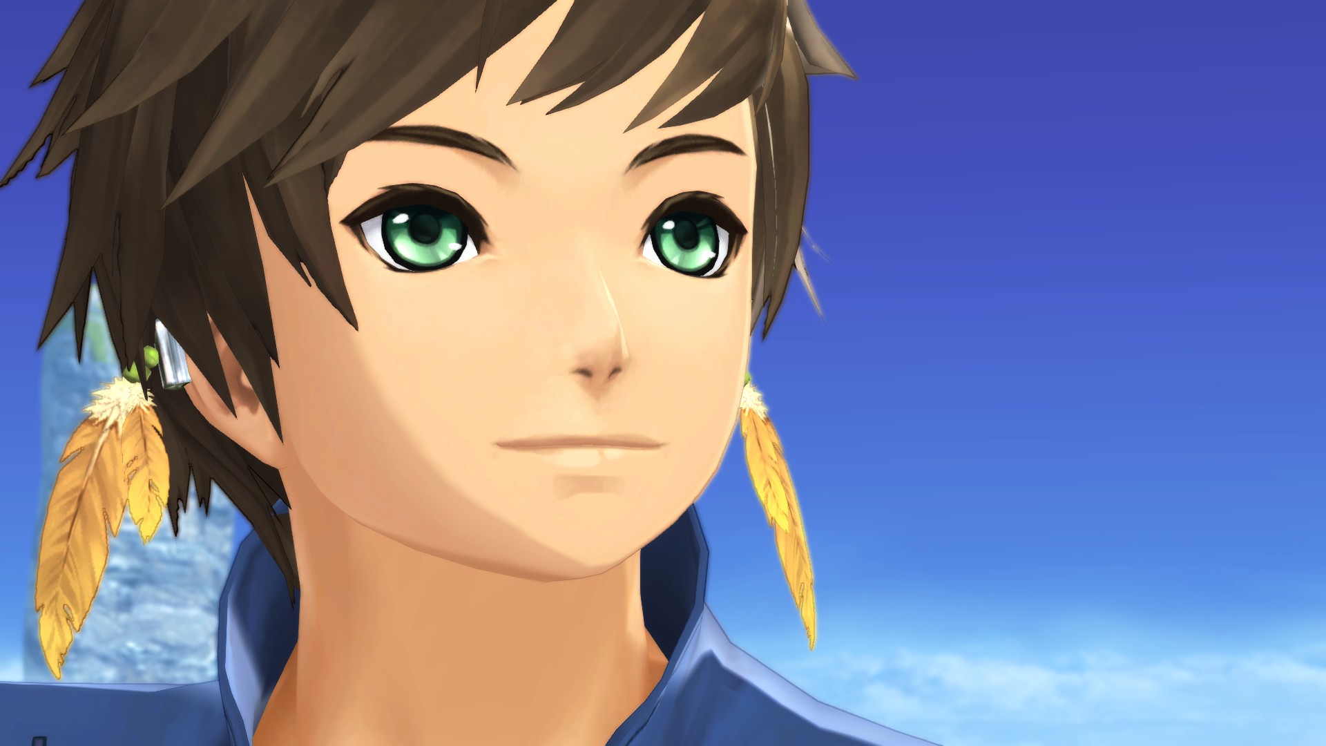 Sorey appears in a close-up cinematic scene.