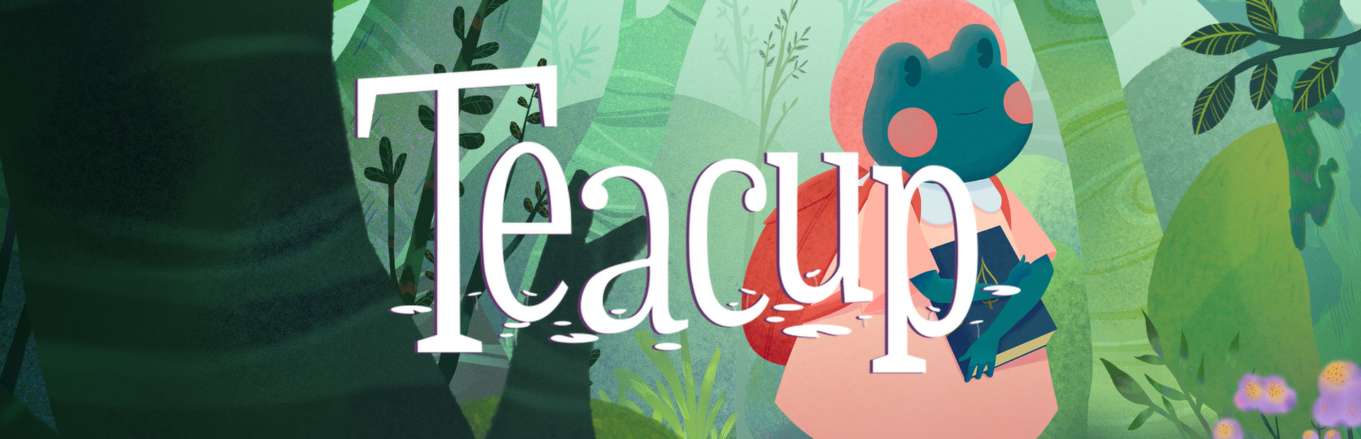 Official Steam library artwork places the Teacup title above the frog in a forest.