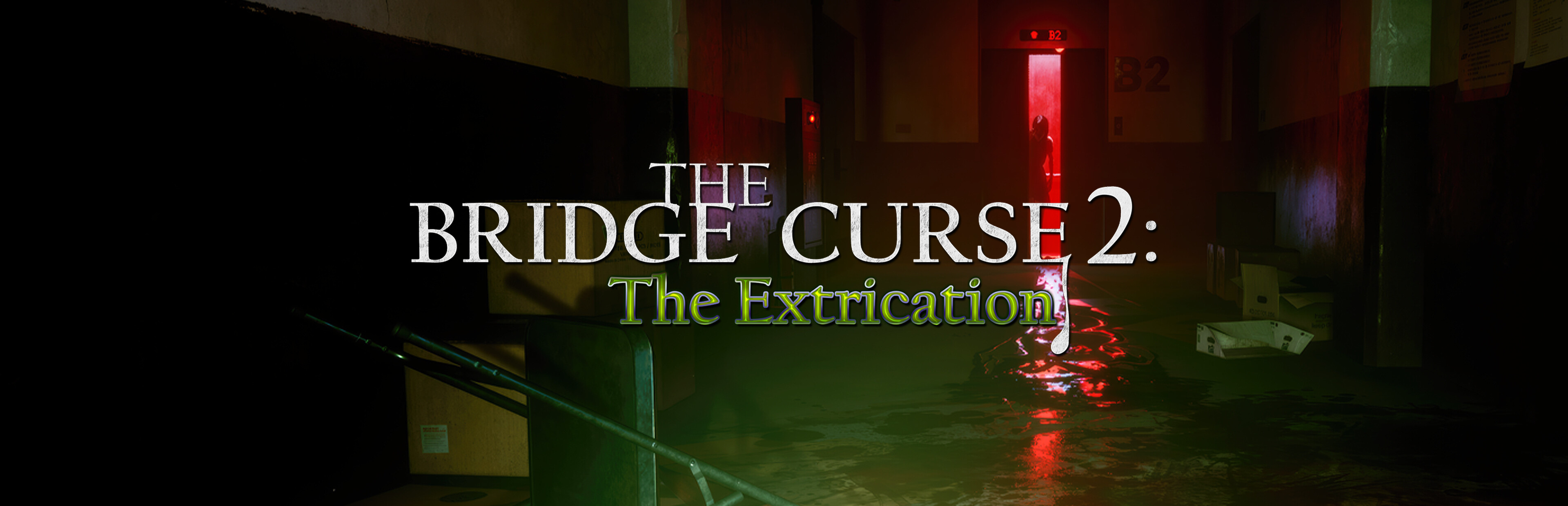 Official Steam library artwork shows a red-lit Da Ren corridor behind The Bridge Curse 2 title.
