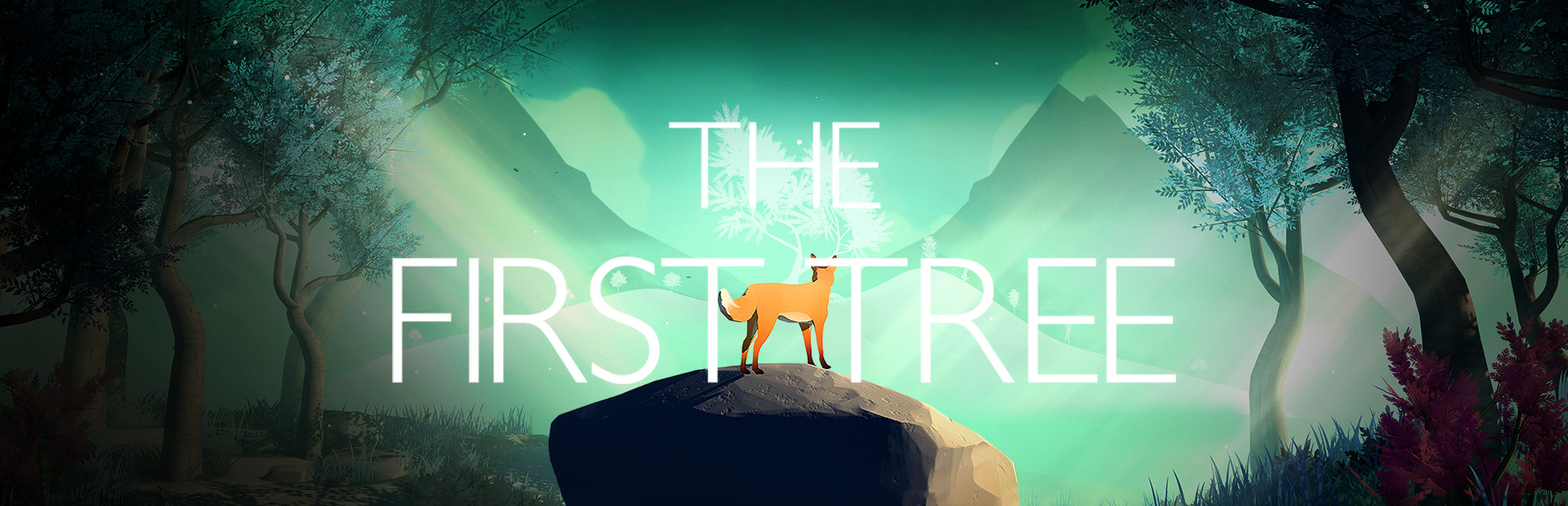 Official Steam library artwork shows a fox on a rock beneath the First Tree title.
