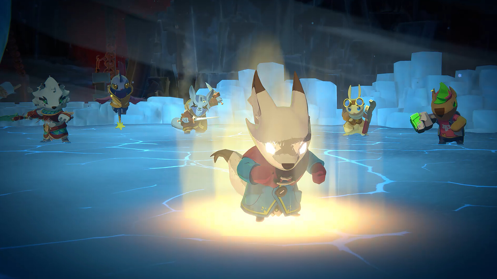One of Ghost’s companions is highlighted among the team in a story scene.