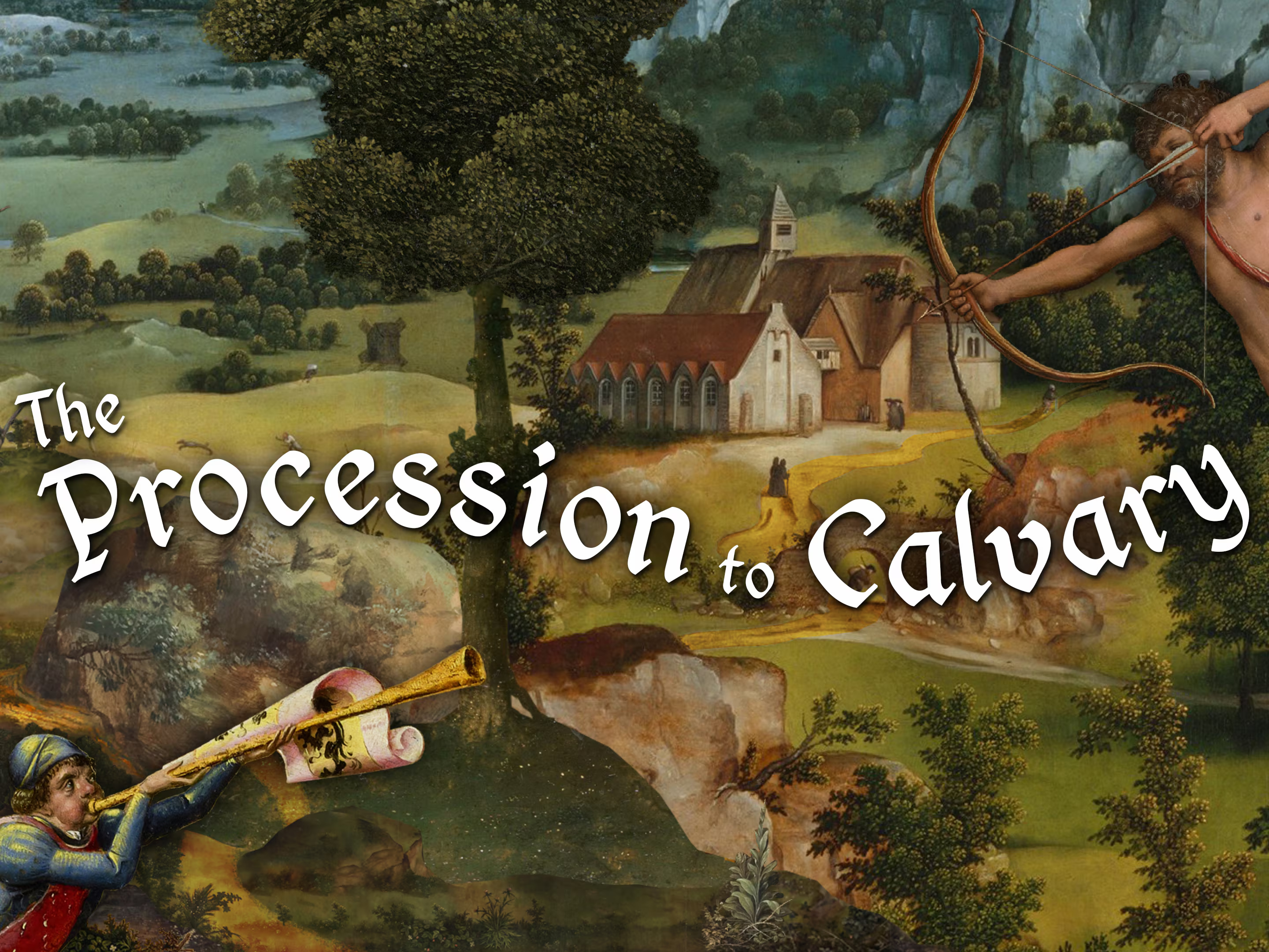 Official PlayStation art sets the game title over a landscape assembled from Renaissance paintings.