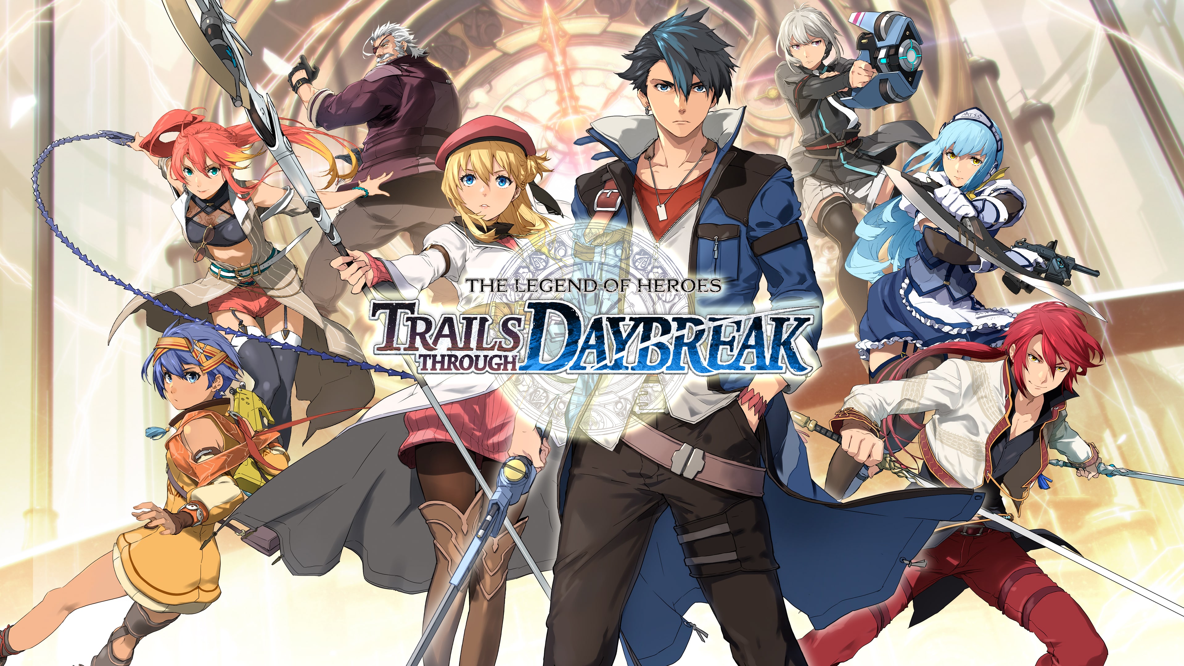 Van Arkride and companions in Trails through Daybreak promotional art.