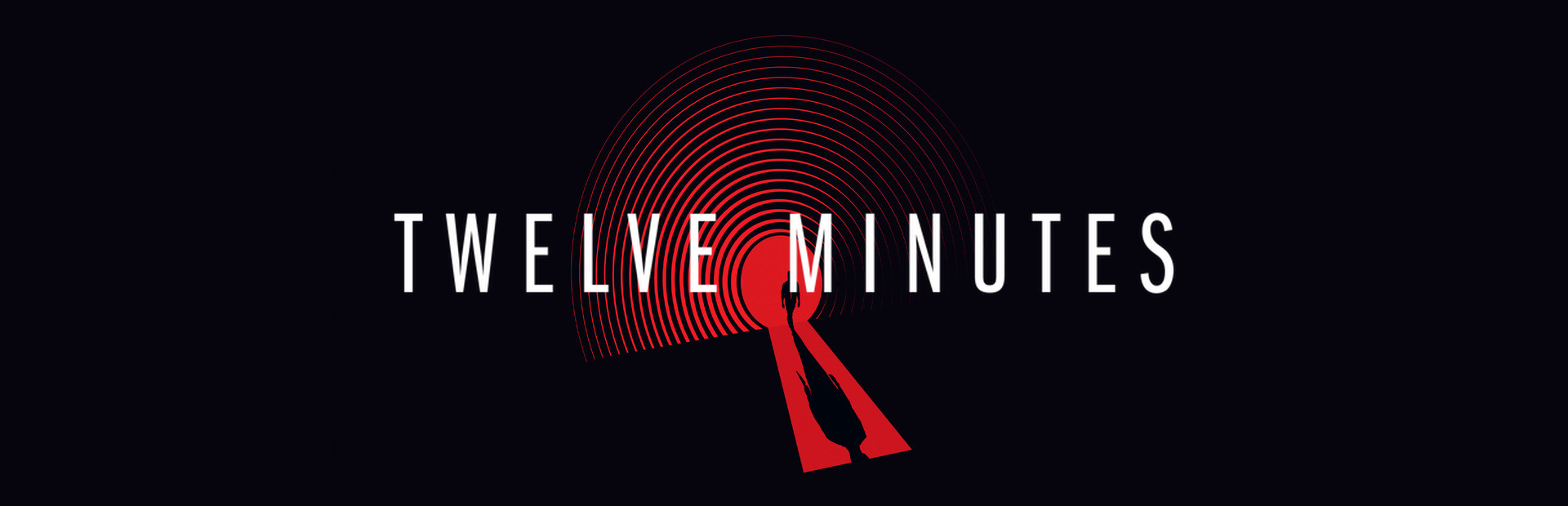 Official Steam library artwork places the Twelve Minutes title over a red clock-like spiral on black.