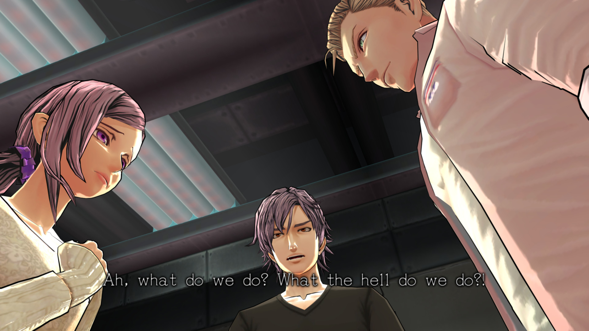Three participants face another peril inside the underground facility.