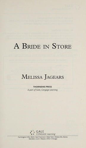 Cover of A Bride in Store by Melissa Jagears
