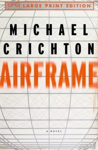 Cover of Airframe by Michael Crichton