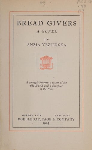 Cover of Bread Givers by Anzia Yezierska