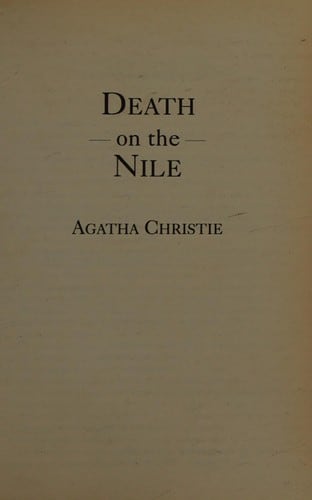Cover of Death on the Nile by Agatha Christie
