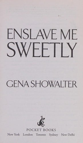 Cover of Enslave Me Sweetly by Gena Showalter