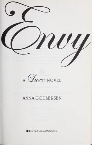 Cover of Envy by Anna Godbersen
