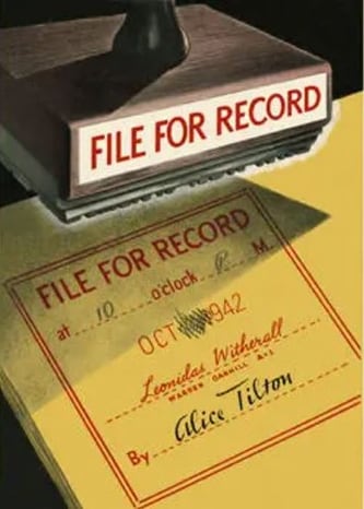 Cover of File for Record by Phoebe Atwood Taylor