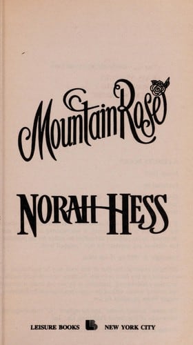 Cover of Mountain Rose by Norah Hess