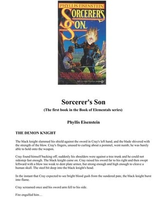 Cover of Sorcerer's Son by Phyllis Eisenstein