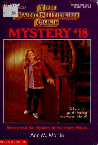 Cover of Stacey and the Mystery at the Empty House by Ann M. Martin