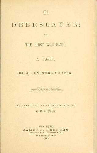 Cover of The Deerslayer by James Fenimore Cooper