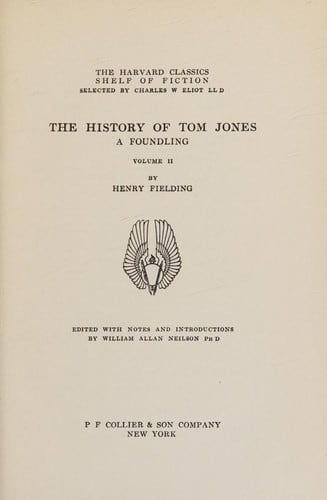 Cover of The History of Tom Jones by Henry Fielding