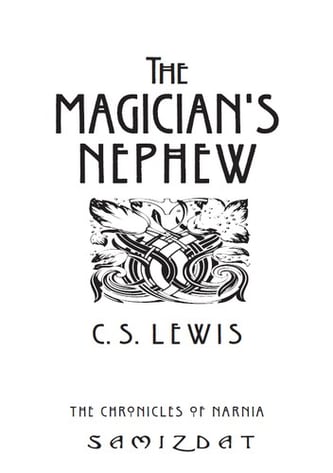 Cover of The Magician's Nephew by C. S. Lewis
