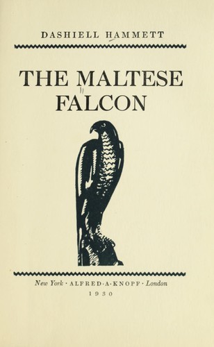 Cover of The Maltese Falcon by Dashiell Hammett