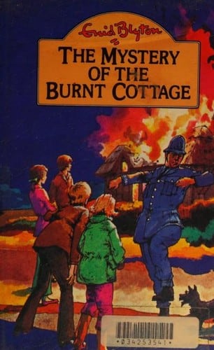 Cover of The Mystery of the Burnt Cottage by Enid Blyton