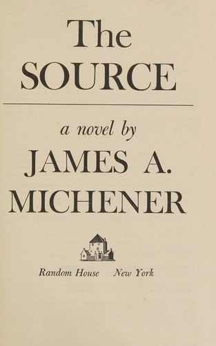 Cover of The Source by James A. Michener