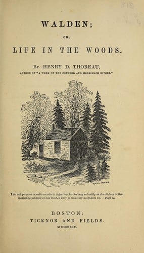 Cover of Walden by Henry David Thoreau