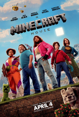 A Minecraft Movie poster