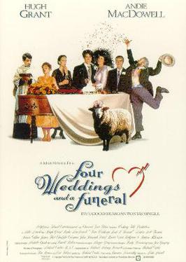 Four Weddings and a Funeral poster