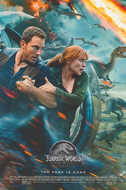 Jurassic World: Fallen Kingdom poster