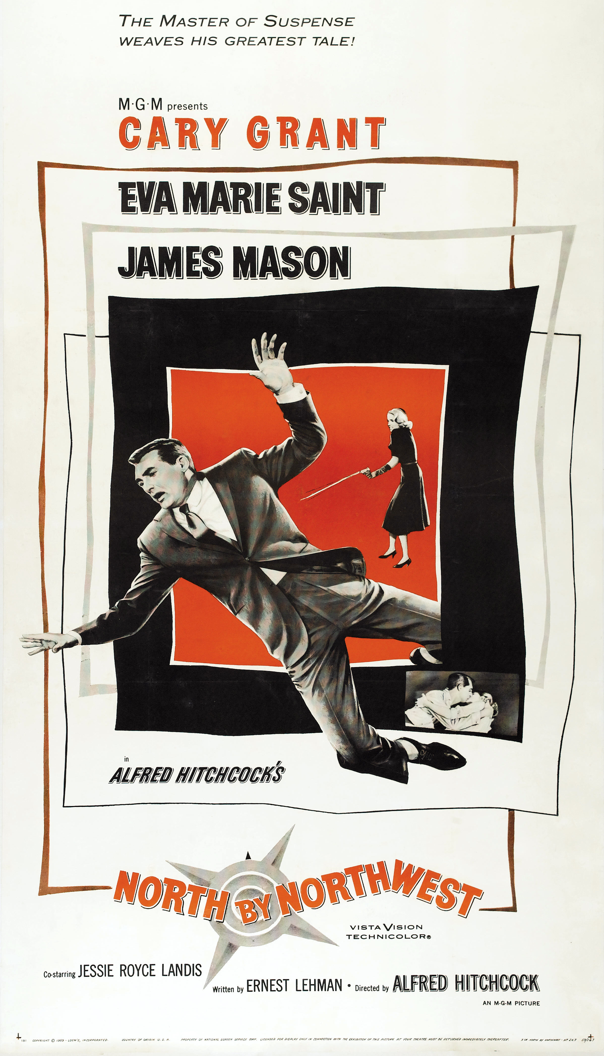 North by Northwest poster