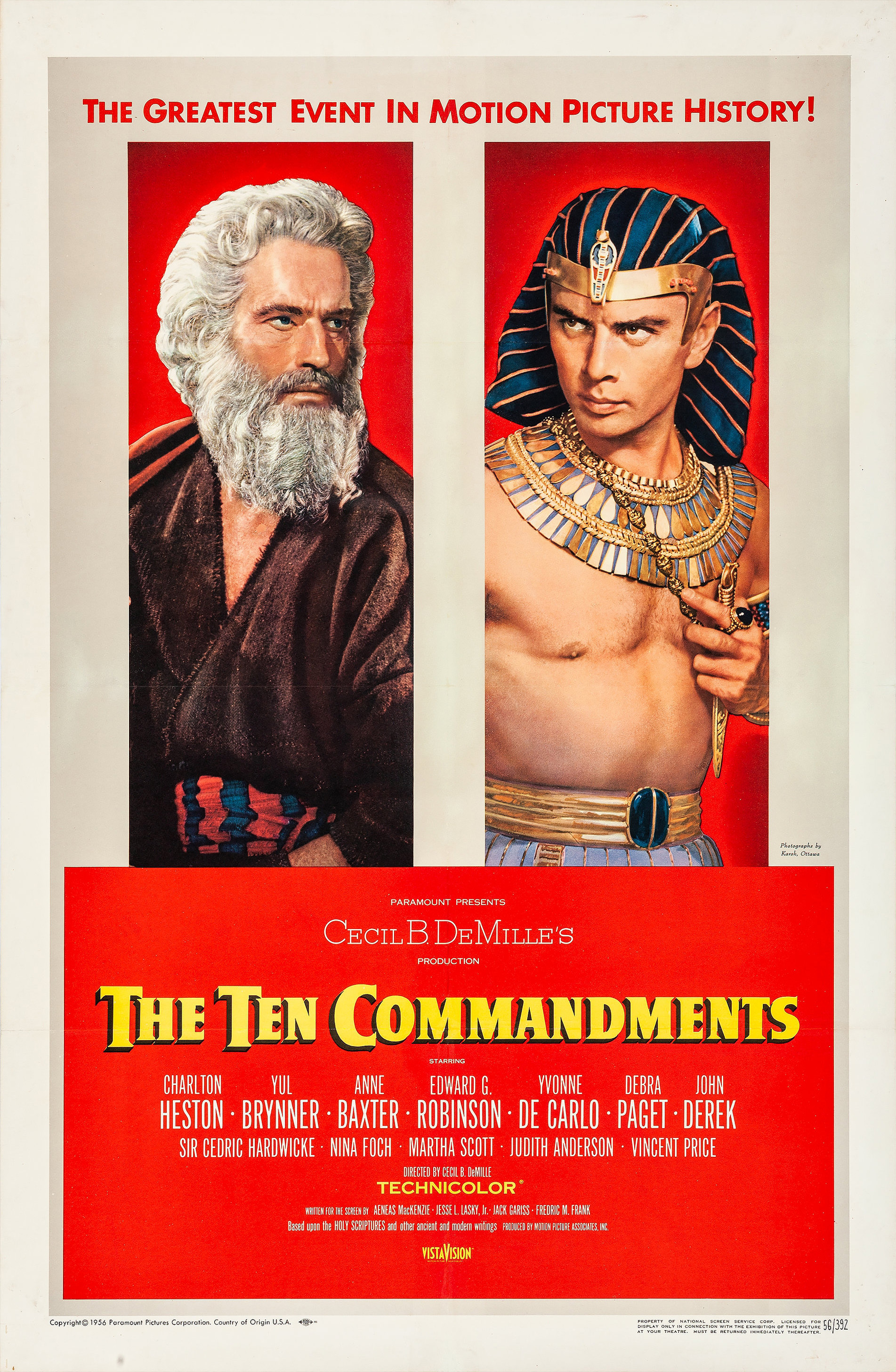 The Ten Commandments poster