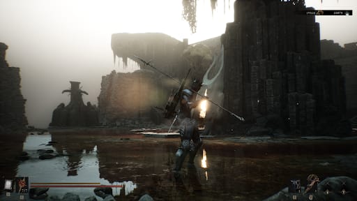 High Lord’s Courtyard approach