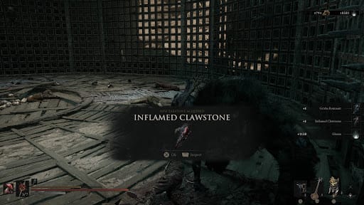 Inflamed Clawstone in the world