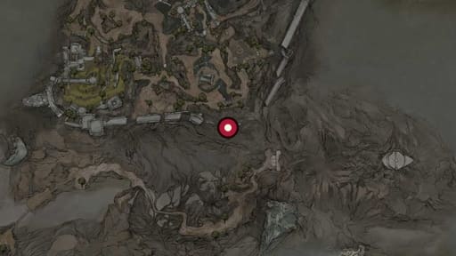 Map position of Bellkeeper’s Corner