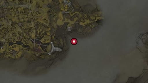 Map position of Black Needle