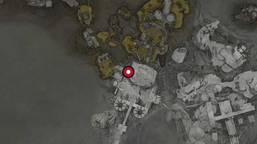 Map position of Blackridge Pass Beacon