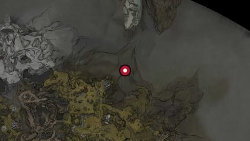 Map position of Chamber of Becoming