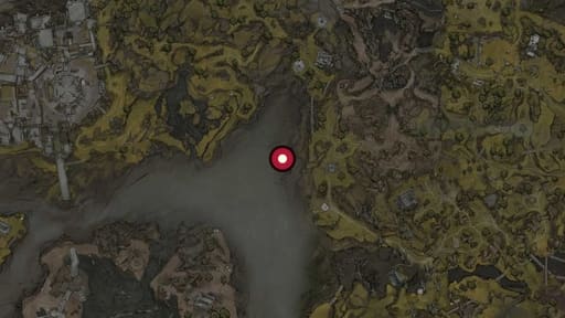 Map position of Clockwork Shardstone